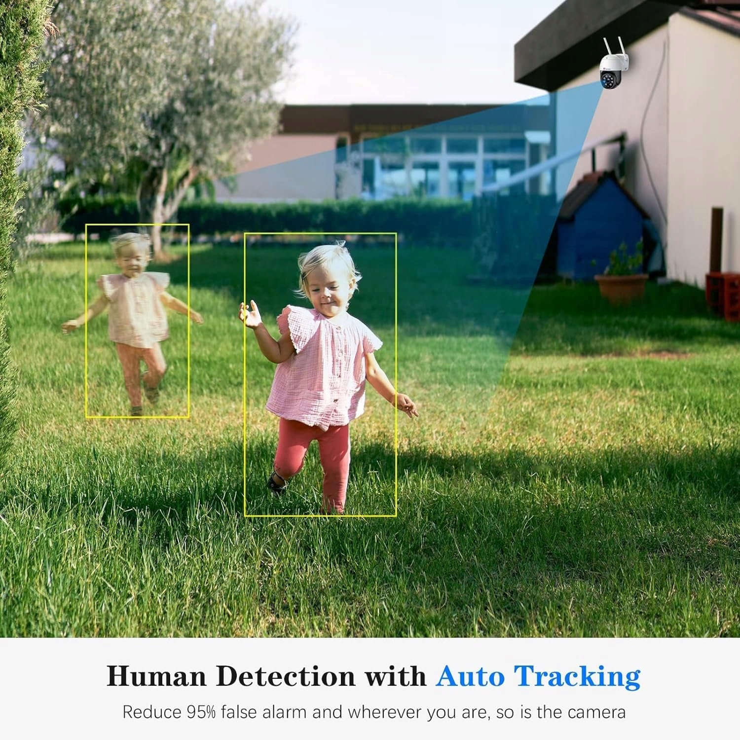 CTRONICS 5MP WiFi PTZ Kamera IP z Detekcją Osób i Nocnym Widzeniem — miniatura 6