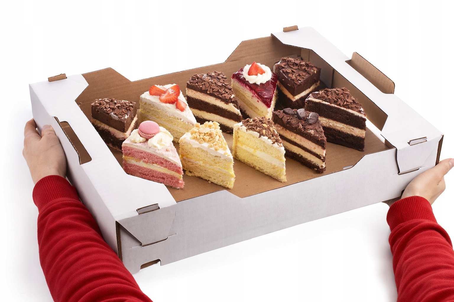 Karton na ciasto tort komunia wesele ślub pudełko opakowanie 60x40x9 50szt