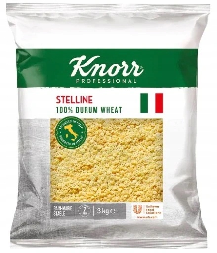 Levně Těstoviny hvězdičky Stline 3 kg Knorr