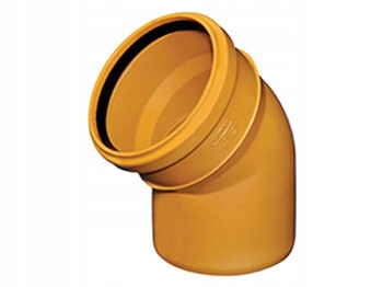 Kolano PVC 110x110/45 kl.S