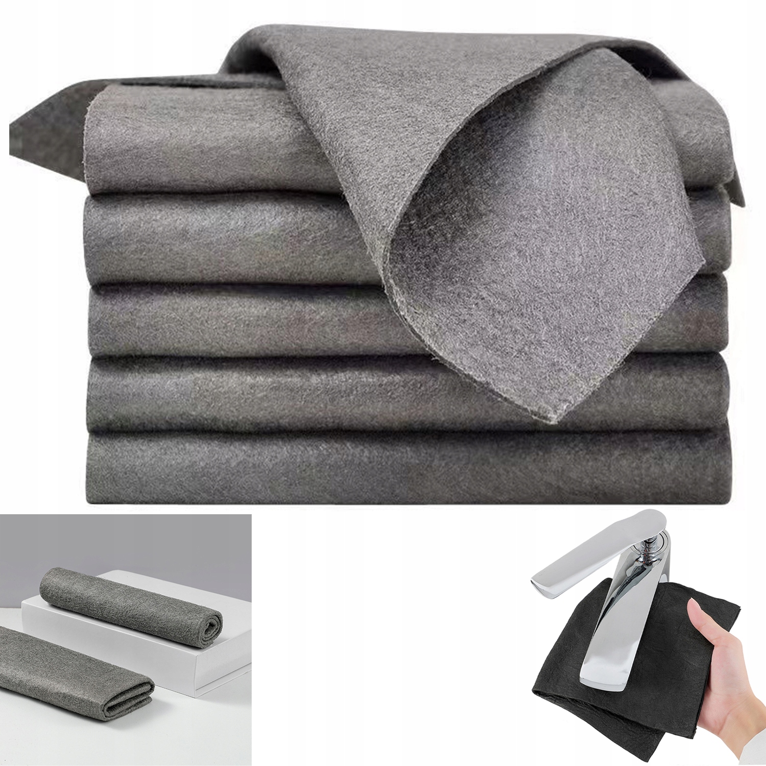 Levně 5 X Magické Utěrky Na Okna Bez Šmouh 30 x 40 CM