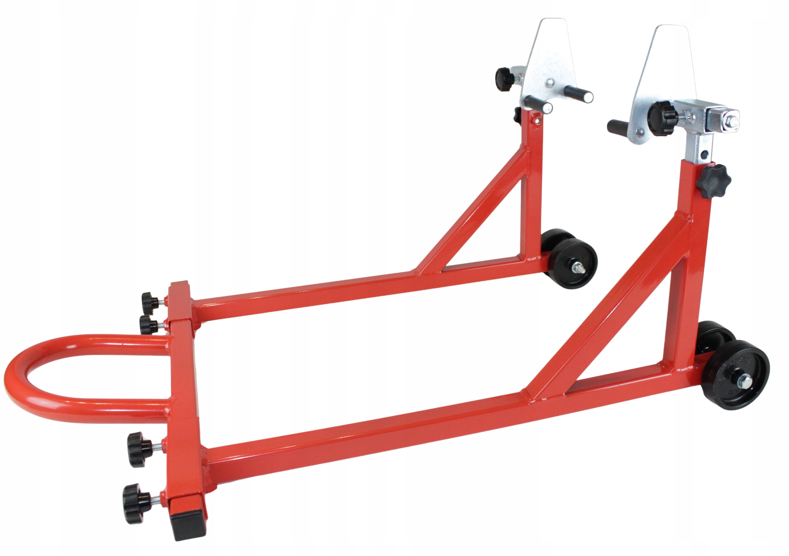 Hever Stojan Na Motocykl Přední Motocykl Pojízdný Motor Přední Červený