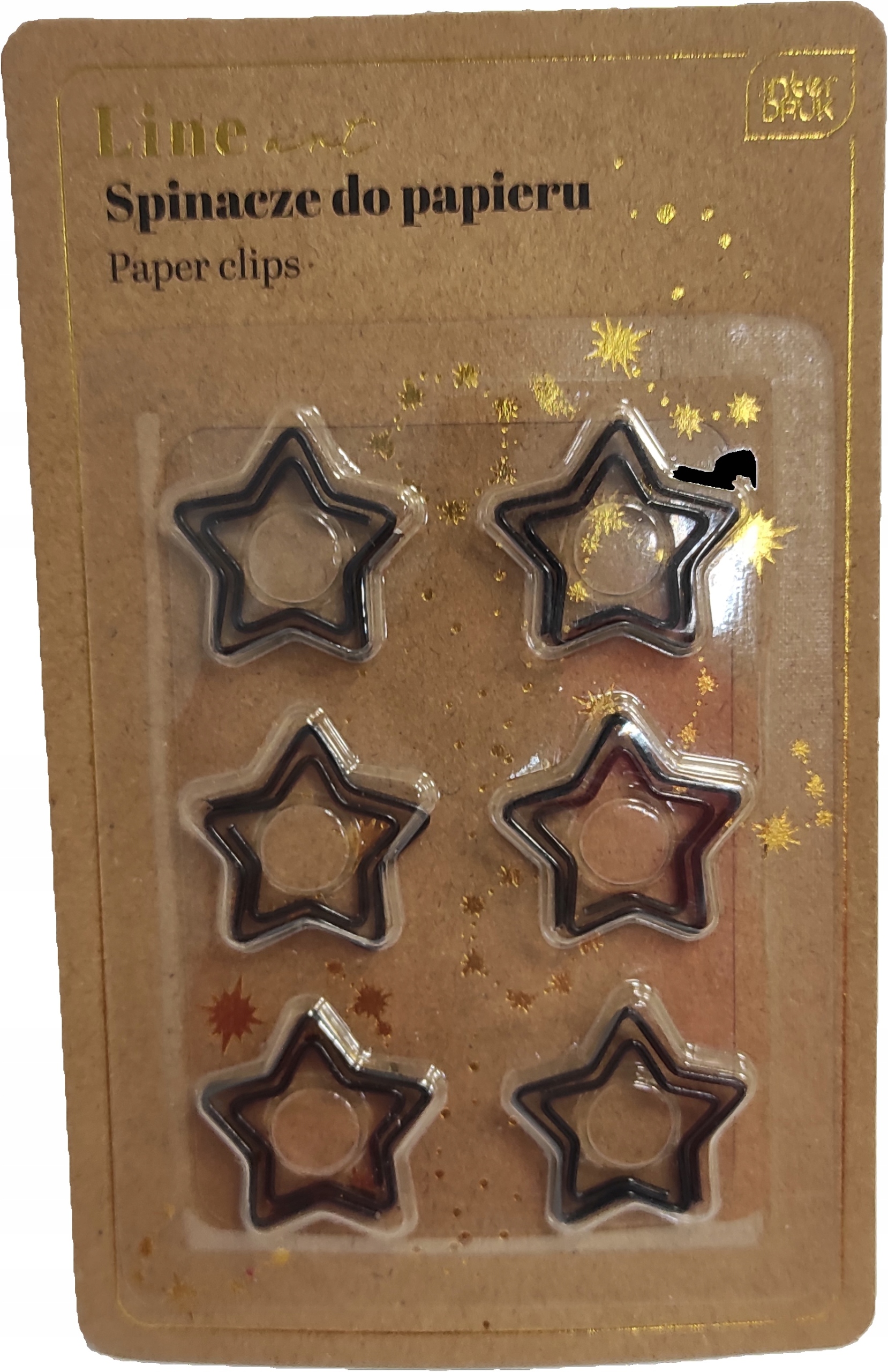 2, SPINACZE BIUROWE DO PAPIERU 6 SZTUK KLIPY KLIPSY