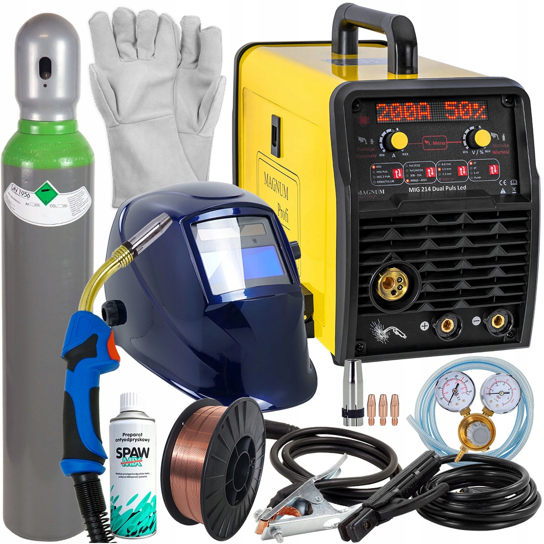 Spawarka MIGOMAT Magnum MIG 200 MAG MMA TIG PULS