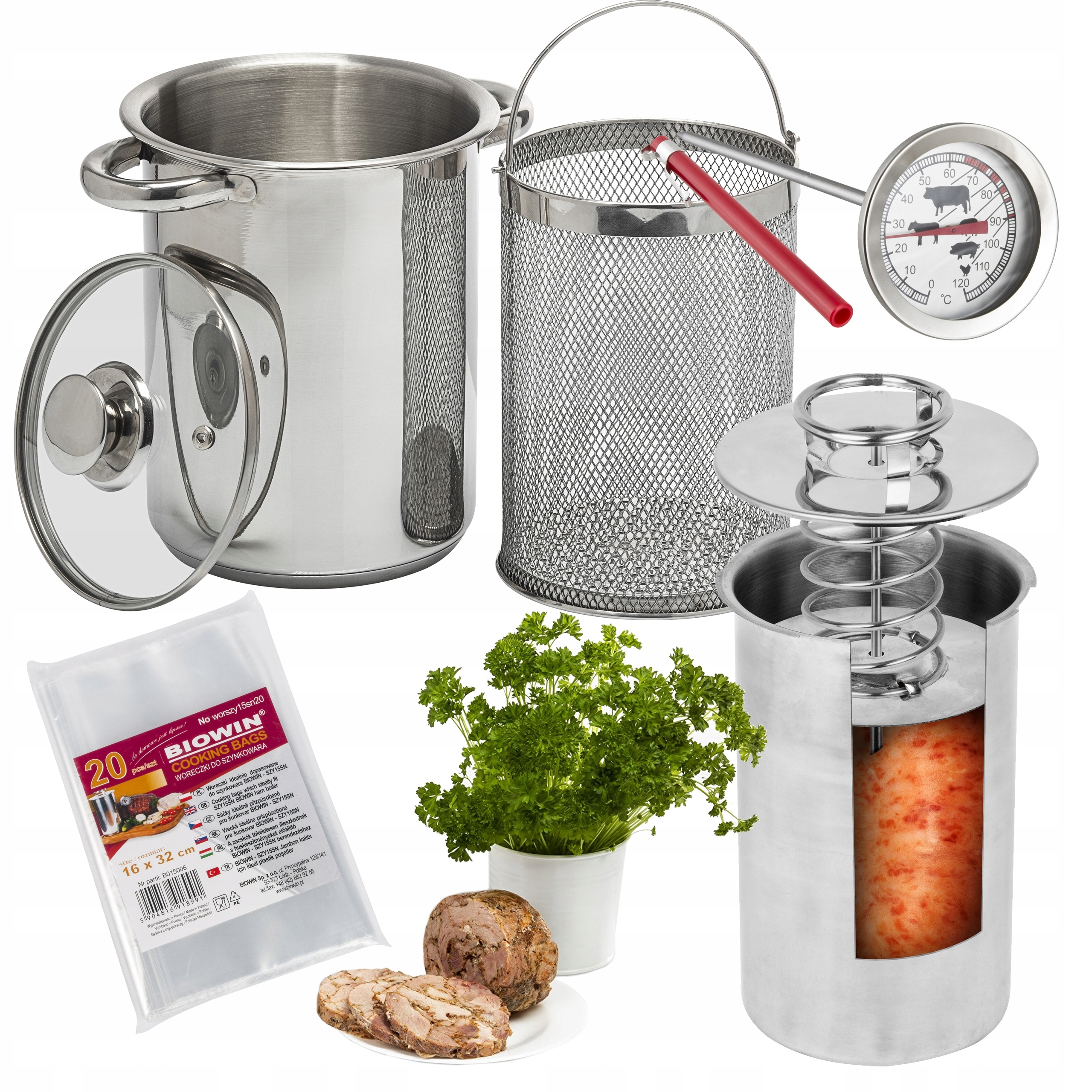 BIOWIN SZYNKOWAR+ GARNEK +TERMOMETR + WORECZKI