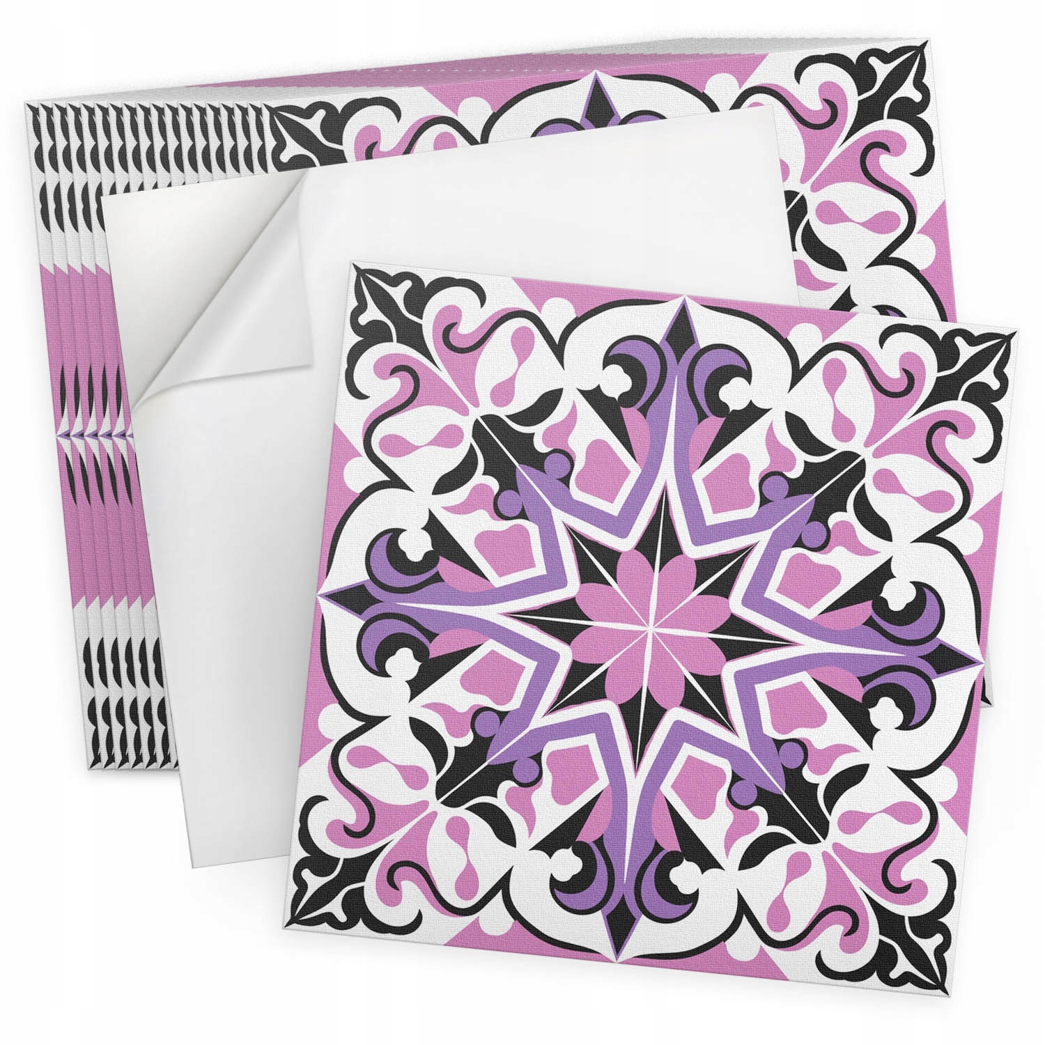 Sada Pvc vinylových dlaždic 20 ks 20x20 cm Květinový vzor s hvězdou