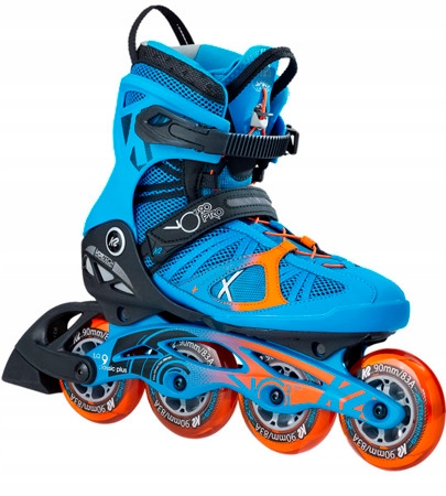 MĘSKIE ŁYŻWOROLKI ROLKI FITNESS K2 VO2 90 PRO M ROZM.45