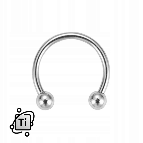 

Kolczyk Podkówka Tytanowa 1,2/12/3 mm
