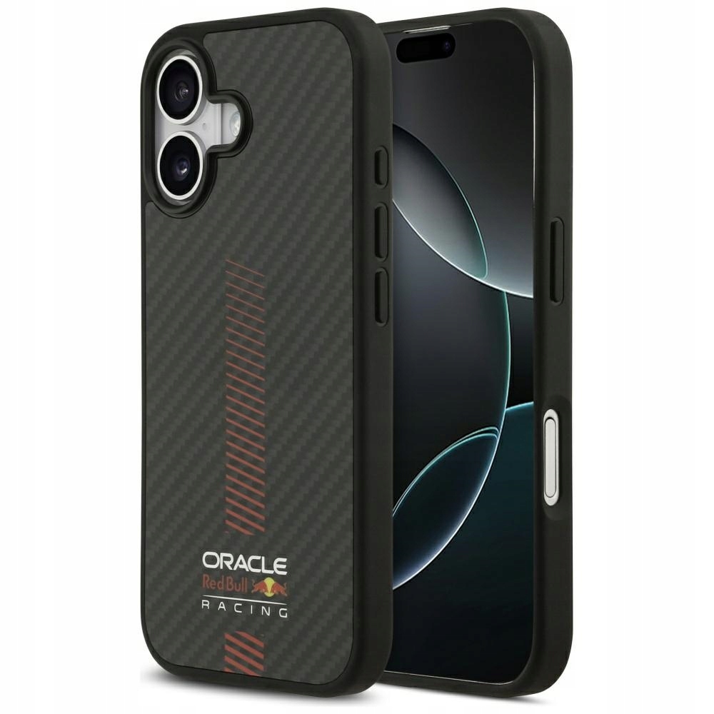 Pouzdro Red Bull Kevlar Powerbar MagSafe pro iPhone 17, černé