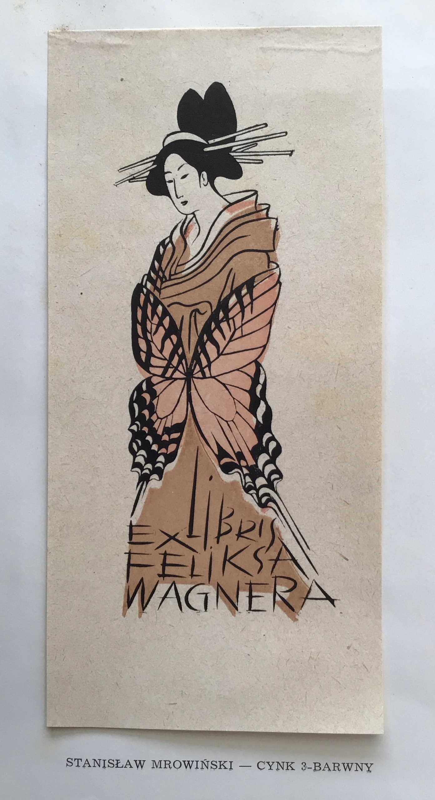 Ex-libris Stanisław Mrowiński / Feliksa Wagnera