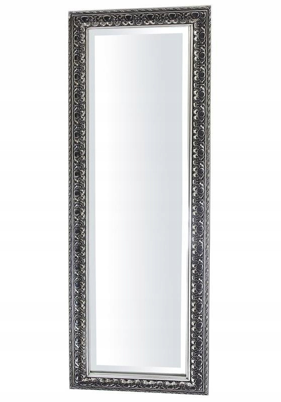 Lustro ścienne prostokąt rama drewno 415 x 1320 mm