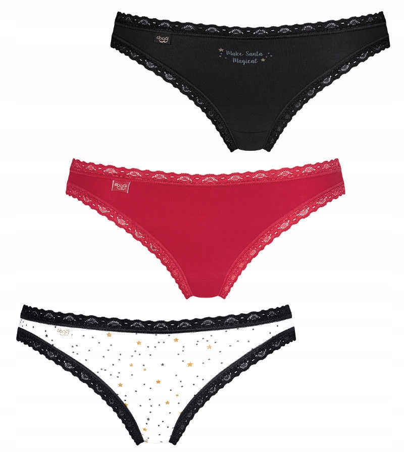 

Majtki damskie sloggi Weekend Tanga C3P xmas 42