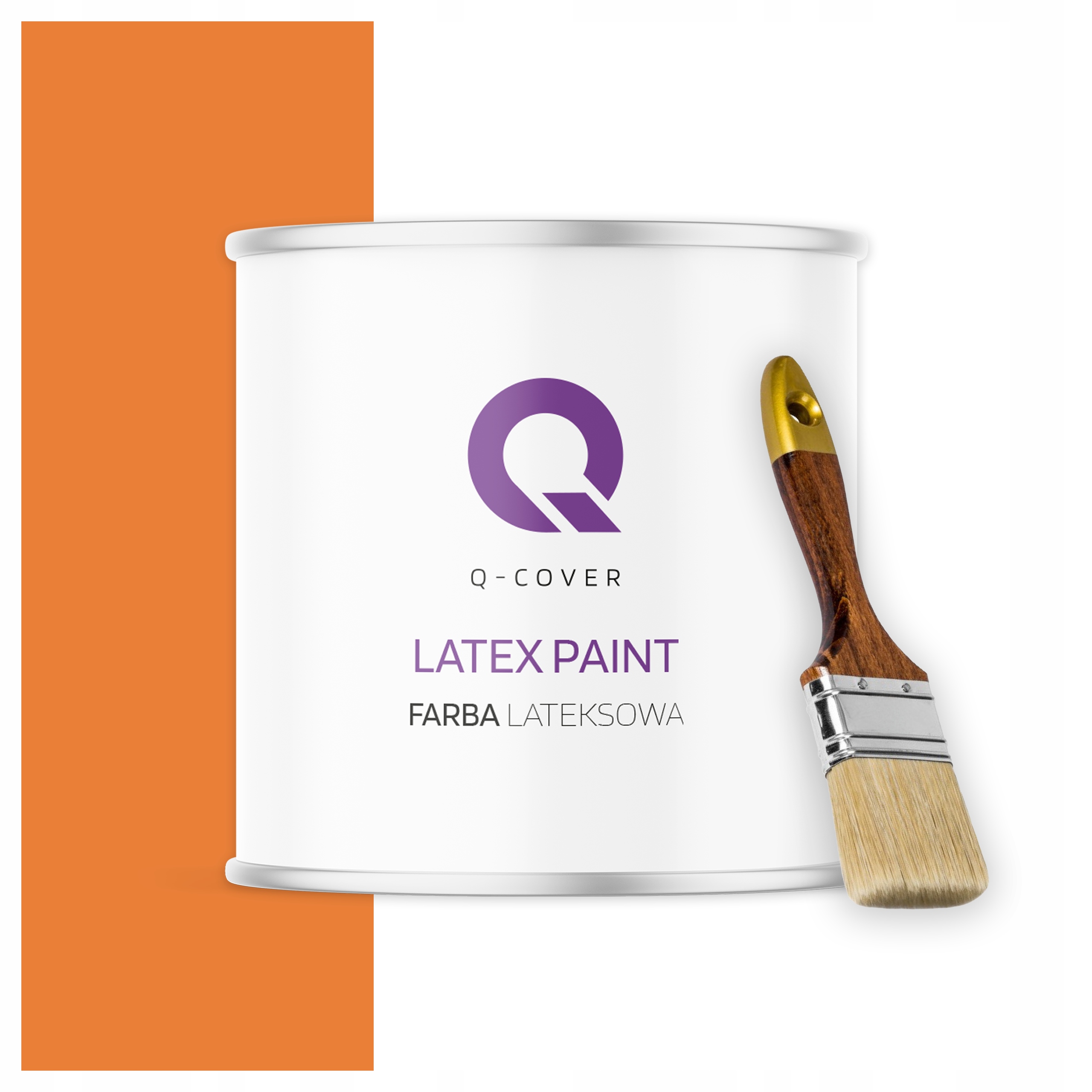 Barva na stěny stropů Mat 2L Oranžová Intenzivní Štětec