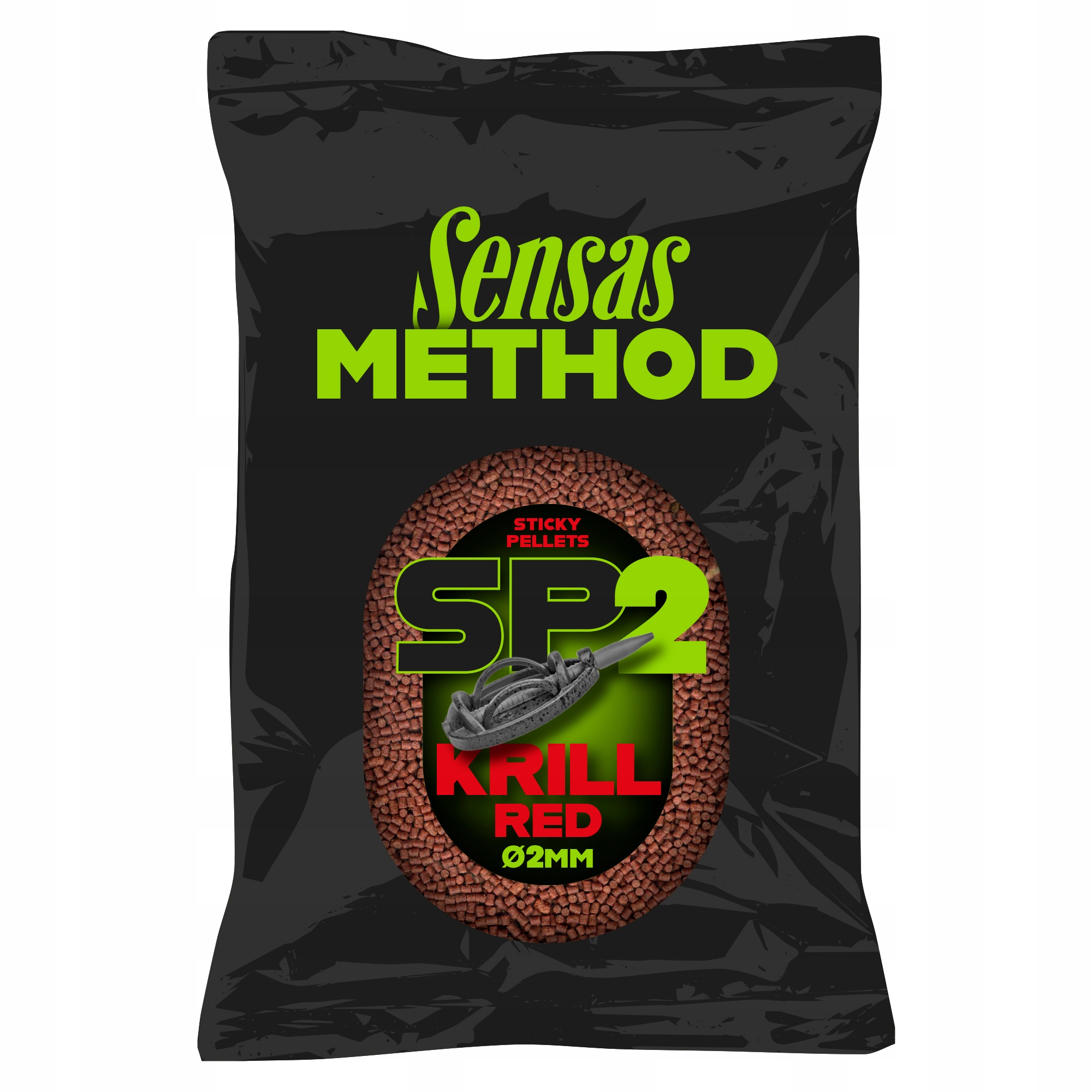 Method Sticky Pellets Sensas Krill 2mm 650g