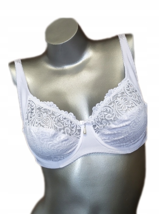 Biustonosz 90E biały koronka Anfen miękki Marka Anfen