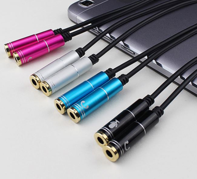 Kabel Słuchawkowy Adapter Splitter Jack 3,5 JAKOŚĆ Marka MoXomi