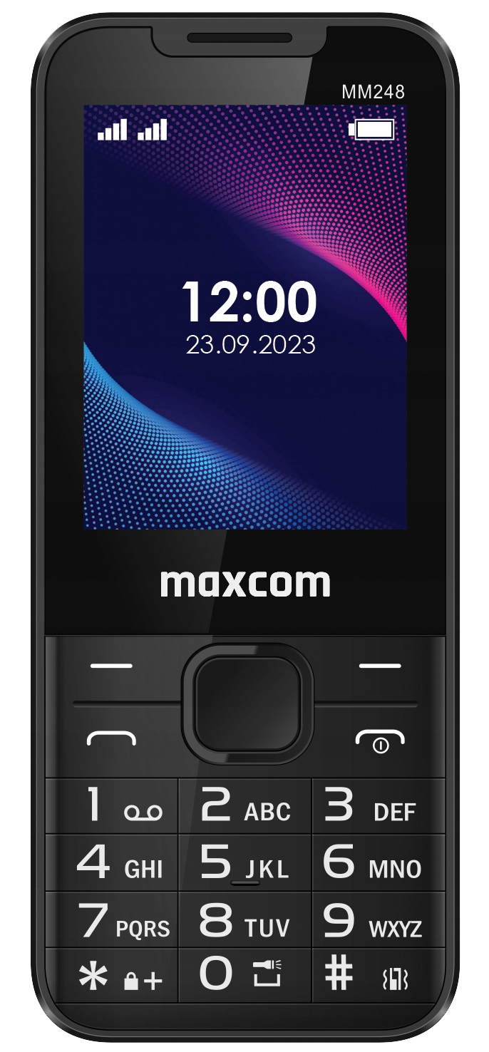Telefon komórkowy_Maxcom_MM248_4 MB 4G czarny