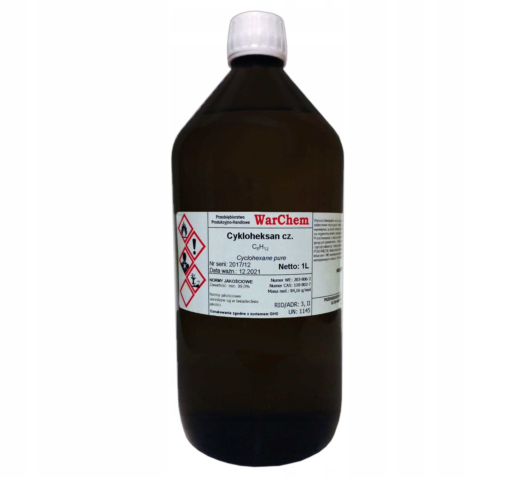 

Cykloheksan czysty 1L Warchem