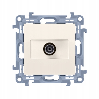 

Simon 10 Gniazdo antenowe pojedyncze końcowe krem