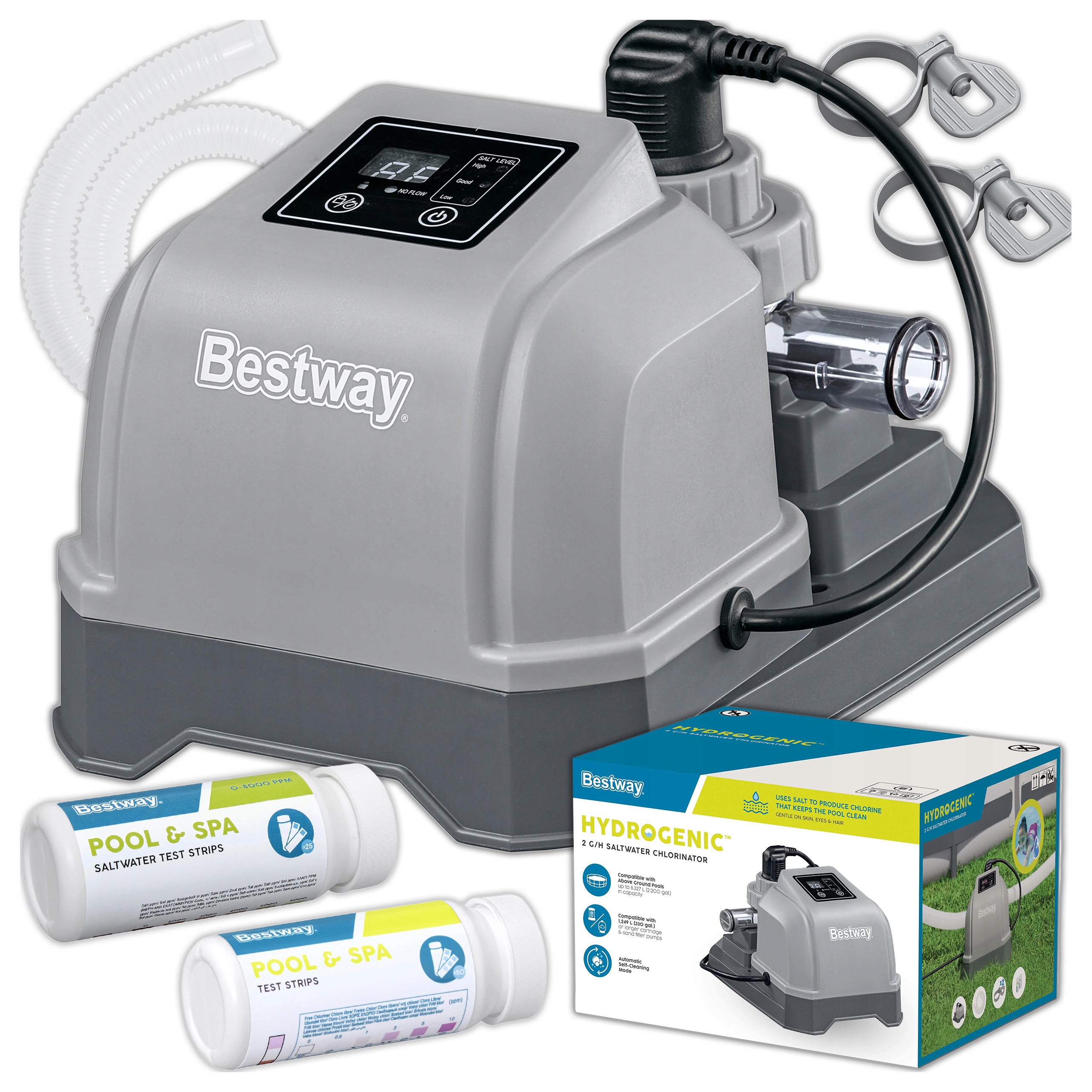 Generátor chlóru Bestway 58773 2 g/h Led Chlorinátor pre záhradné bazény