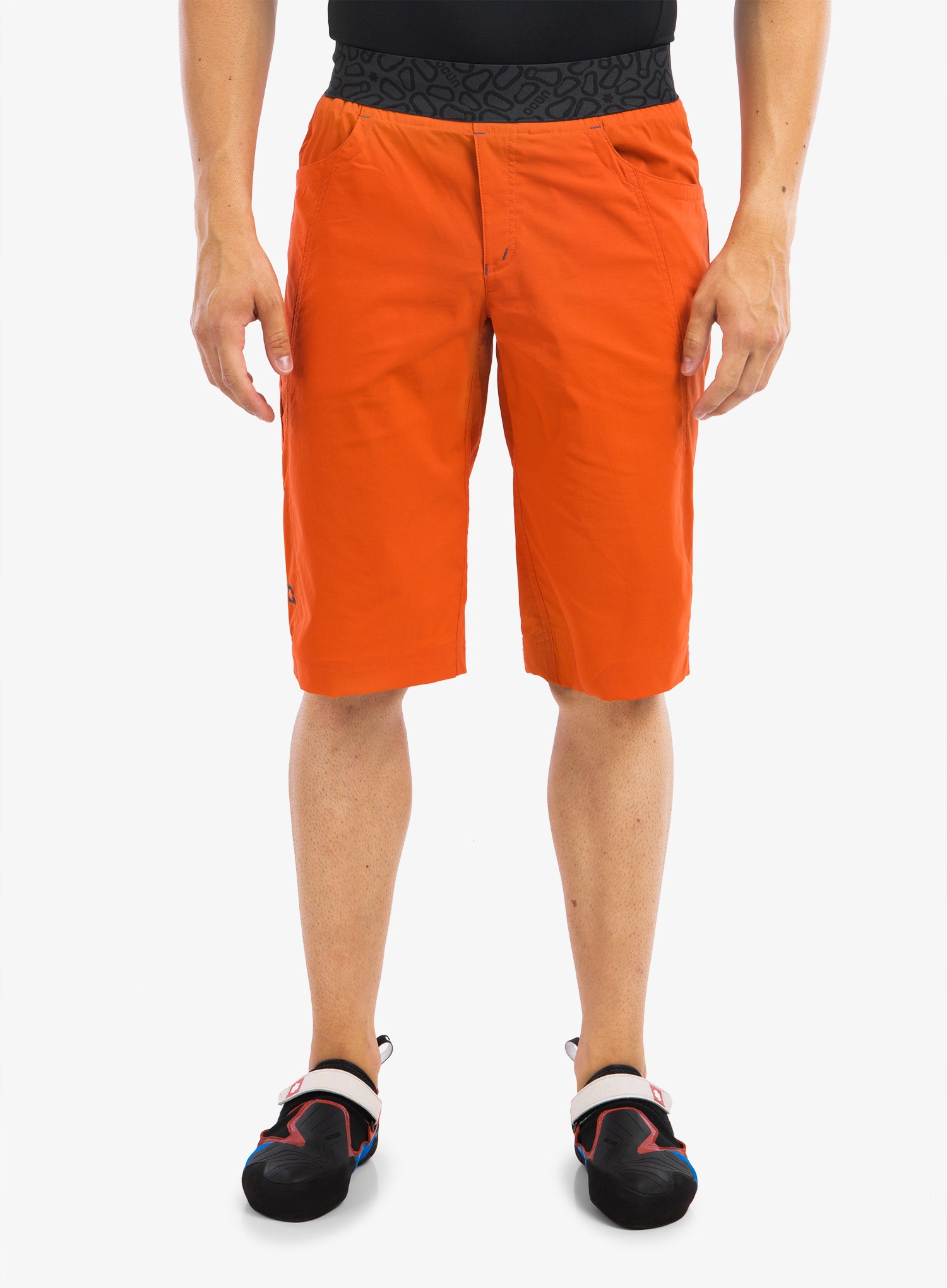 Kraťasy lezecké Ocun Mania Shorts orange poinciana S