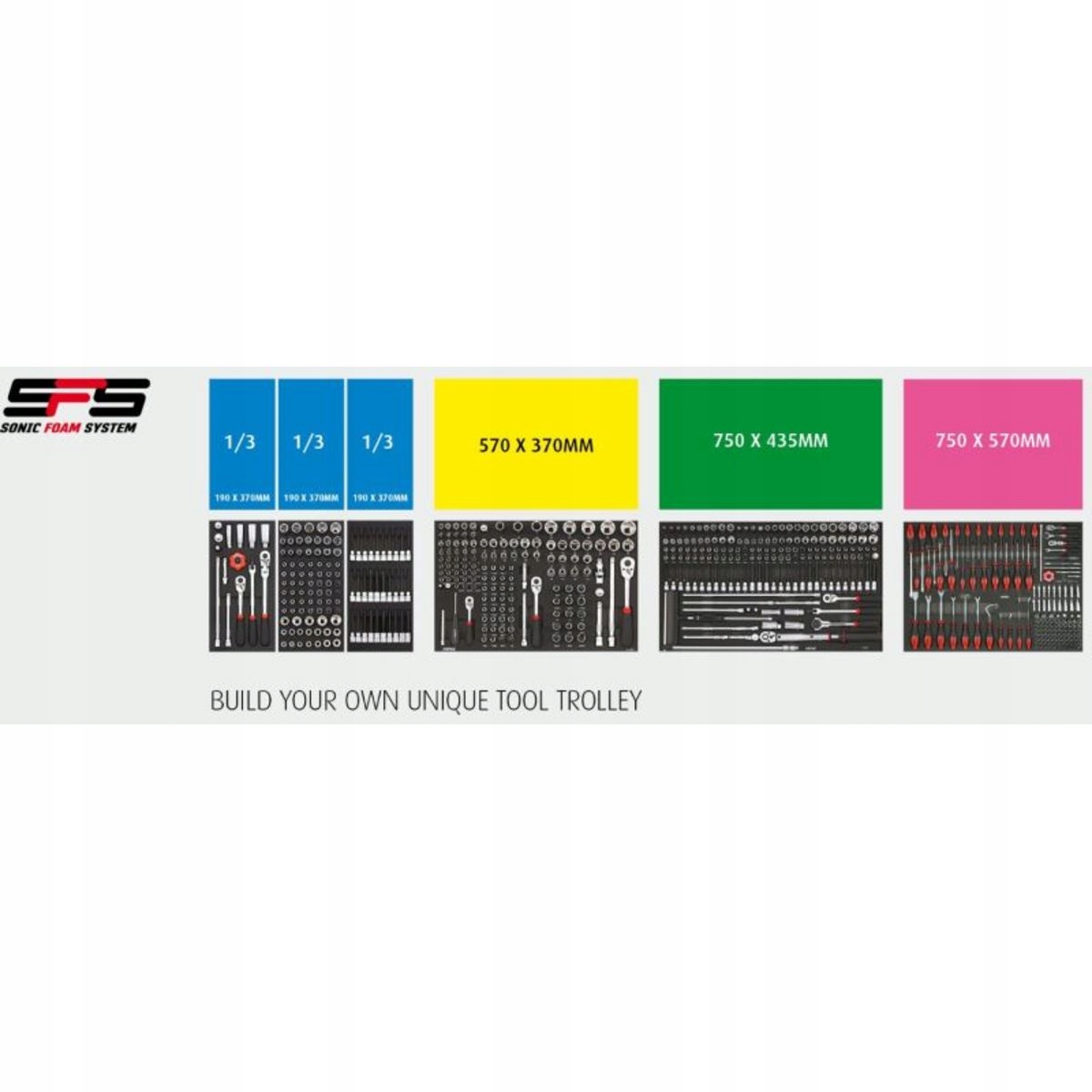 Wkład do wózka Zestaw 16 szt. 6-KĄTNE 190x370mm SO Kod producenta 301603