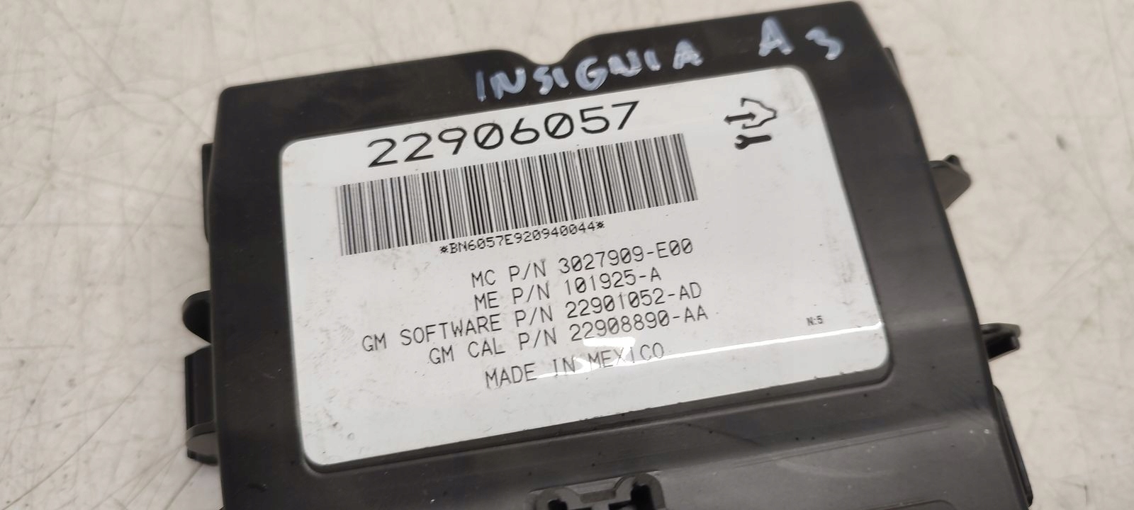 modul kapoty kufru Opel Insignia A 2,0 CDTI