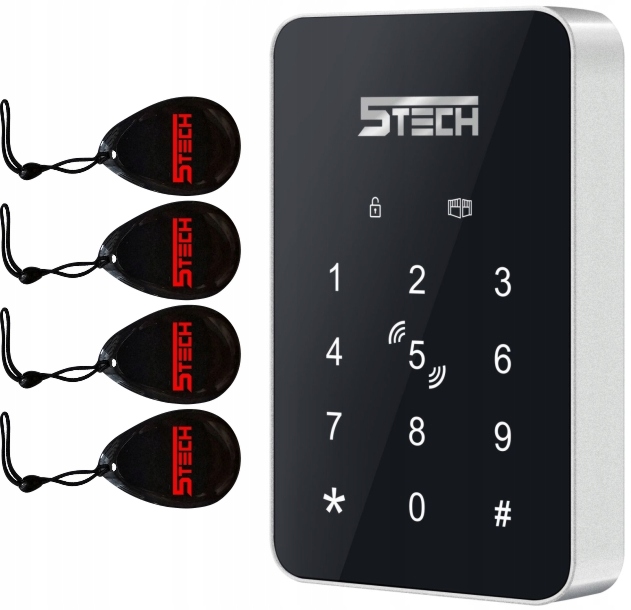 Zamek szyfrowy z czytnikiem Rfid do furtki +bramy 2 przekaźniki 80228 5TECH