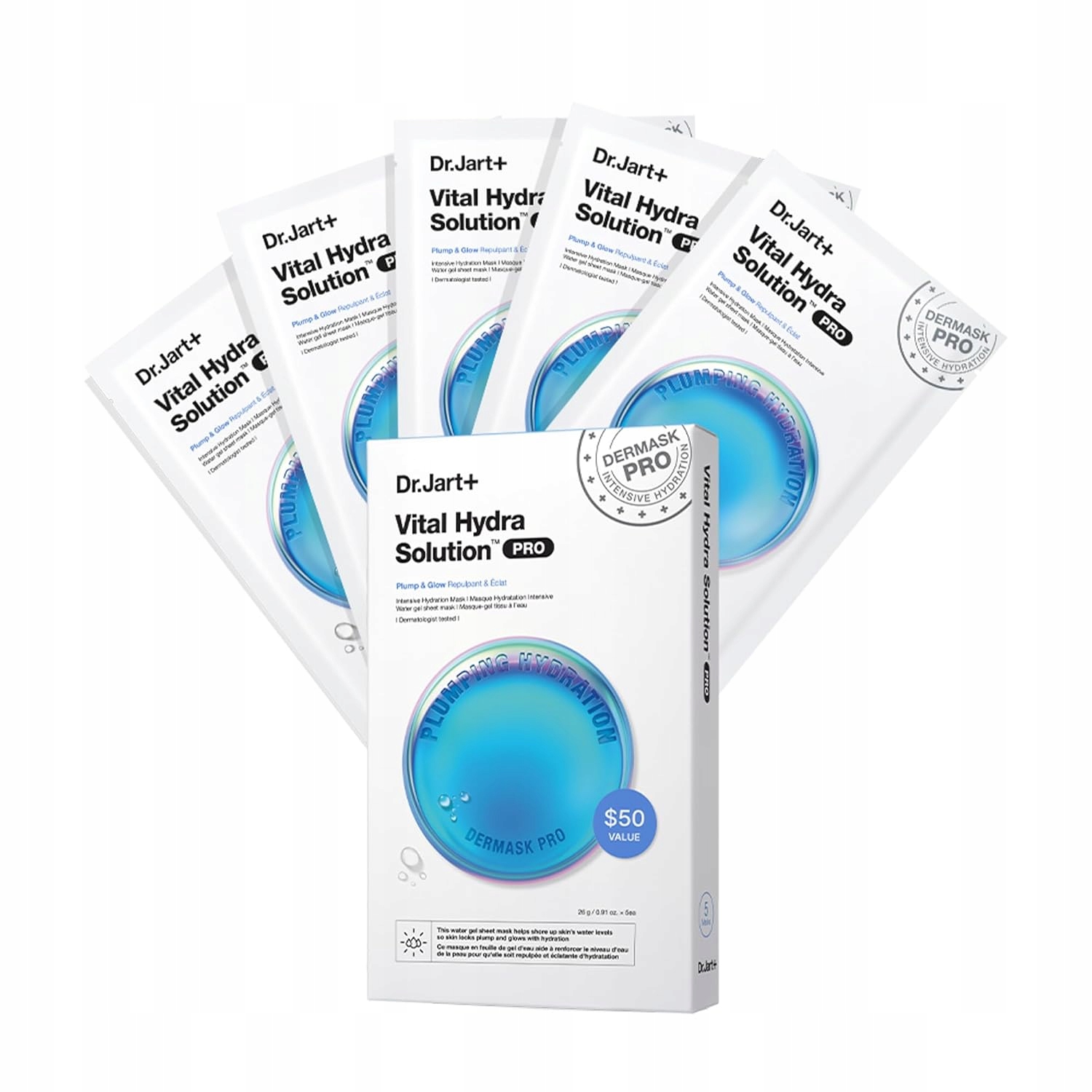 Dr.Jart+ Dermask Water Jet Vital Hydra Maseczka Nawilżająca 5 szt maska