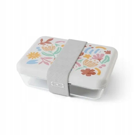 Lunchbox Monbento nádoba na potraviny 600 ml skleněná Pyrex PaperCut