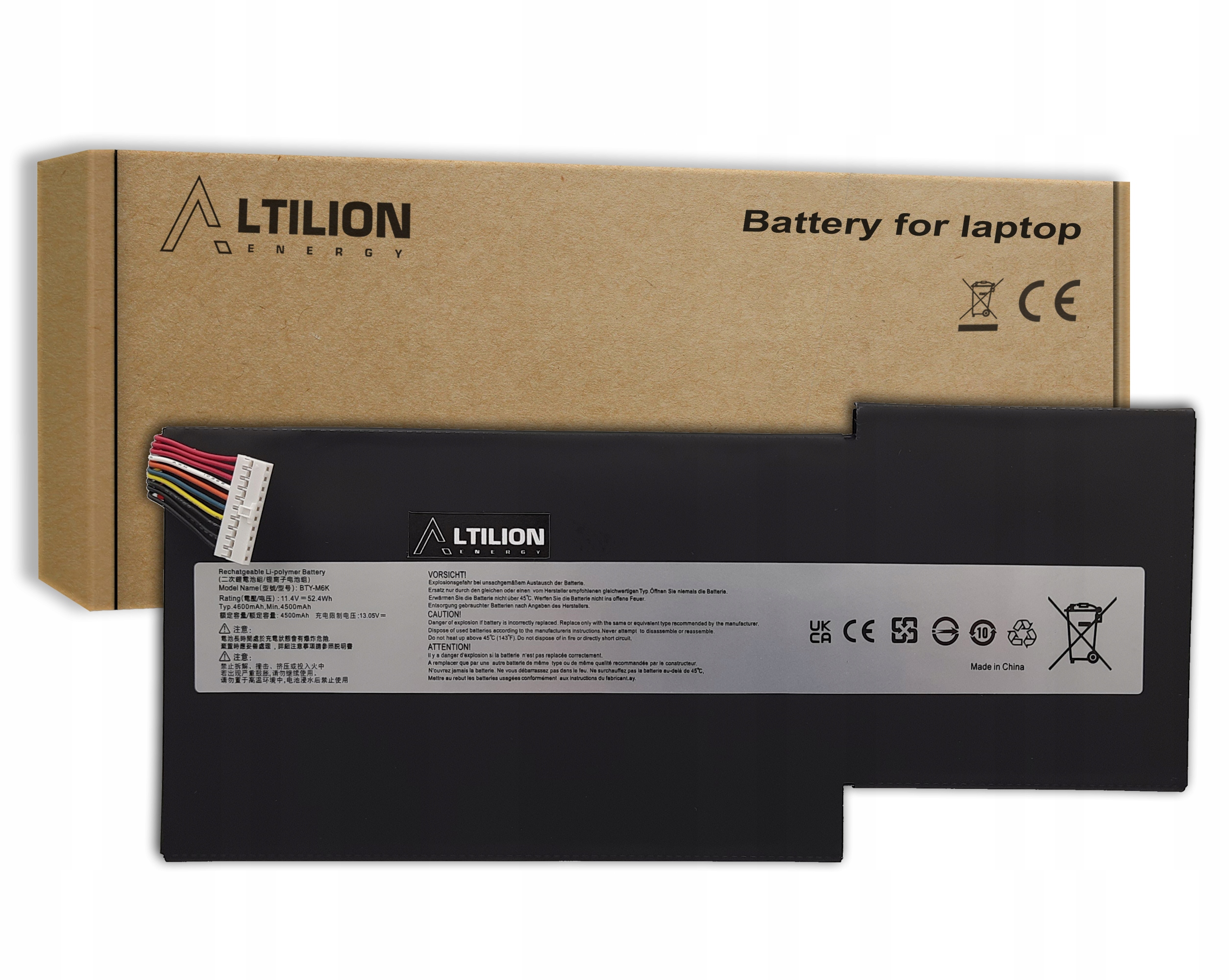 Batéria BTY-M6K pre Msi Stealth Pro GF63 GF65 GF75