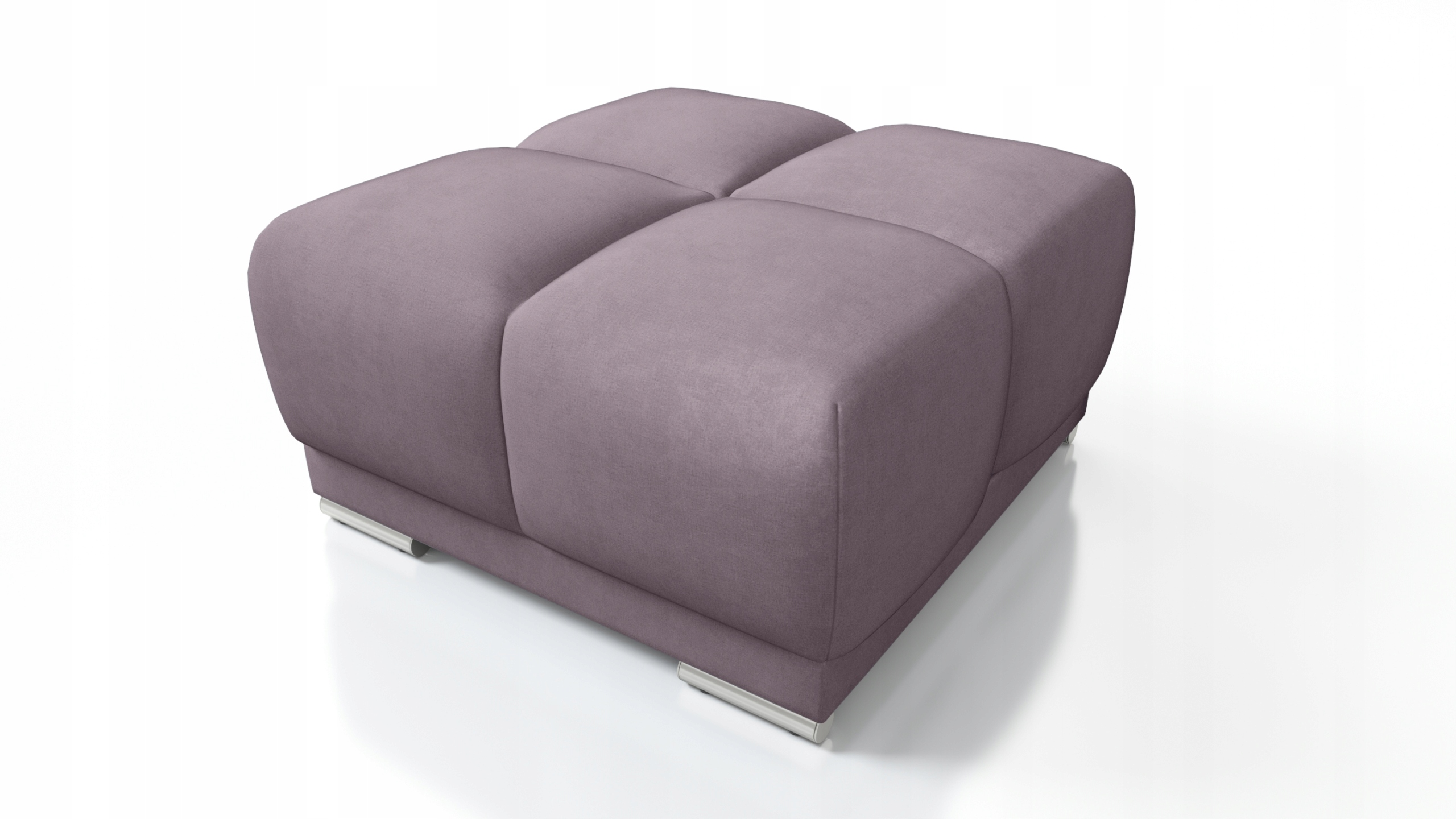 Levandulová Prošívaná Velká Taburet Čalouněná Do Obývacího Pokoje Honey