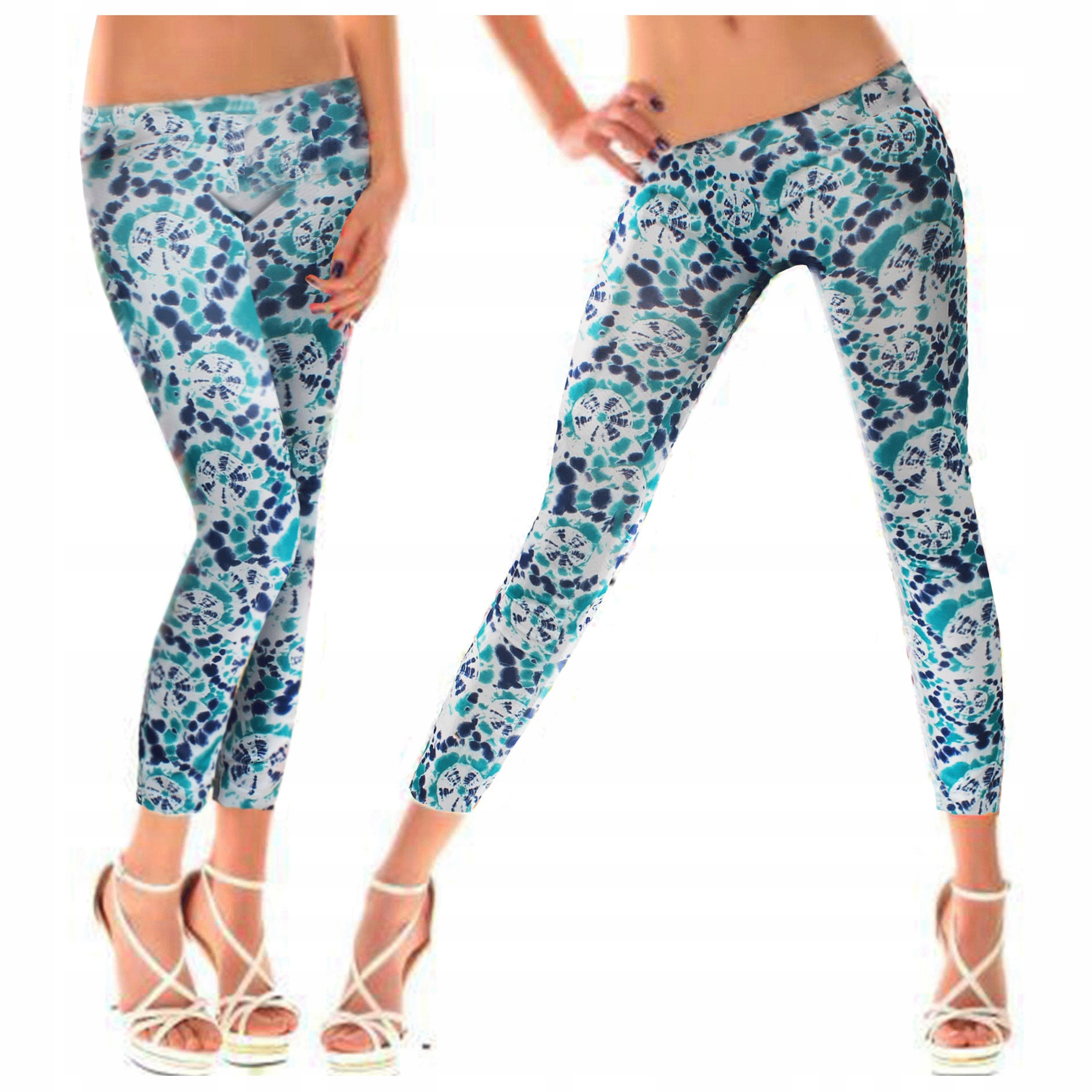 

Legginsy Full Print matowe Leginsy w Paski P141