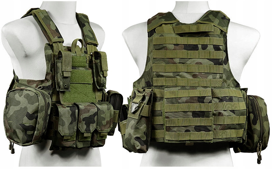 Kamizelka Taktyczna Ciras Maritime Gfc Ładownice Beryl/Grot/M4/M16 wz.93