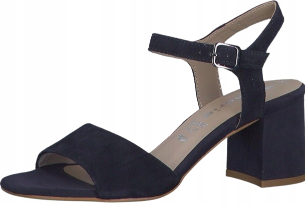 Tamaris Dámské Sandály Z Modré Kůže, Velikost 36