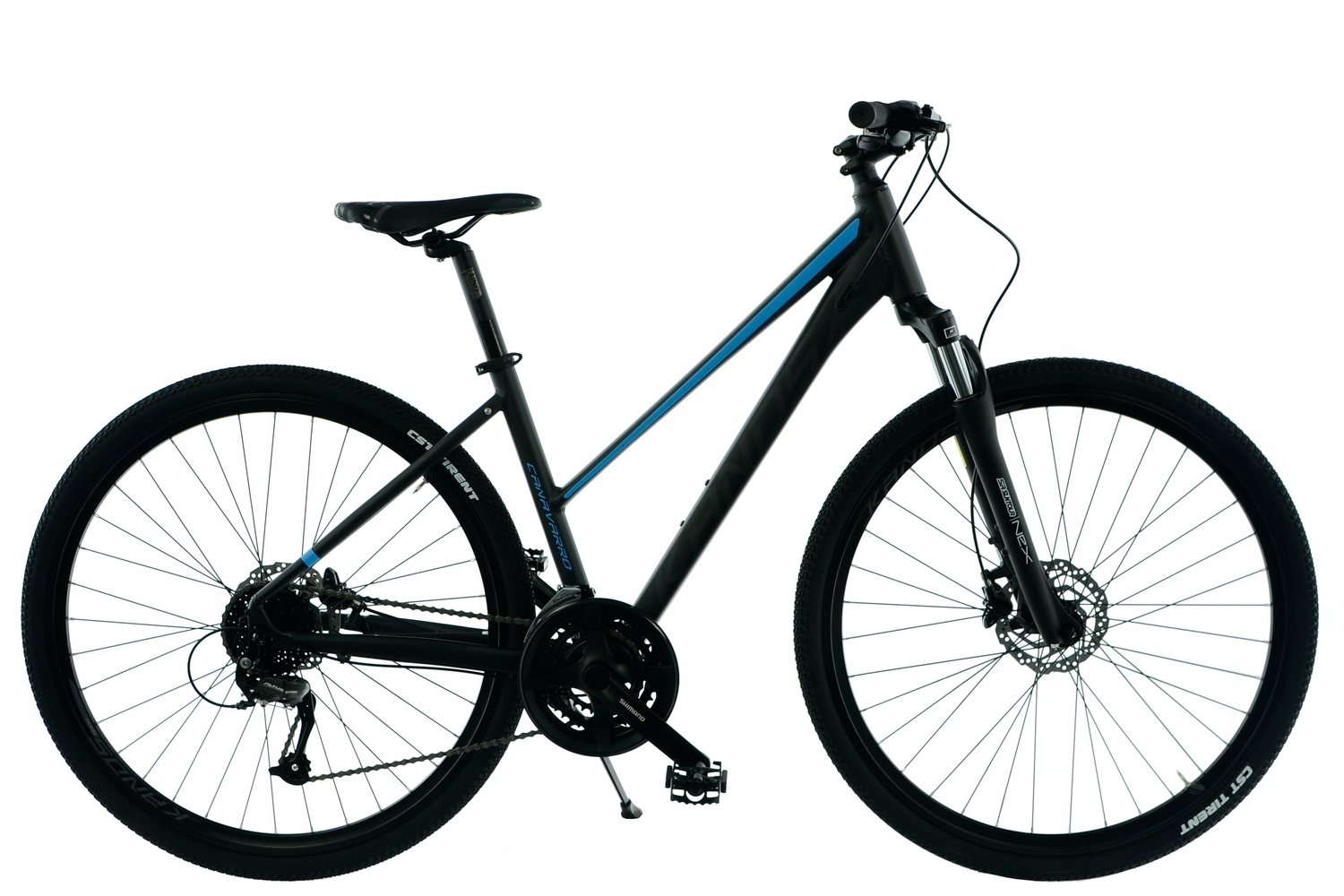 Rower Crossowy 28 Kands Canavaro grafitowo-błękitny mat R19 wzrost 167-187