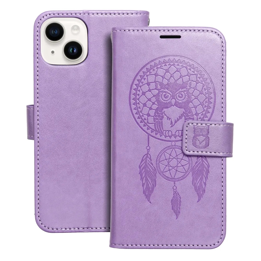 

Kabura Mezzo Book do Iphone 14 łapacz snów fioleto