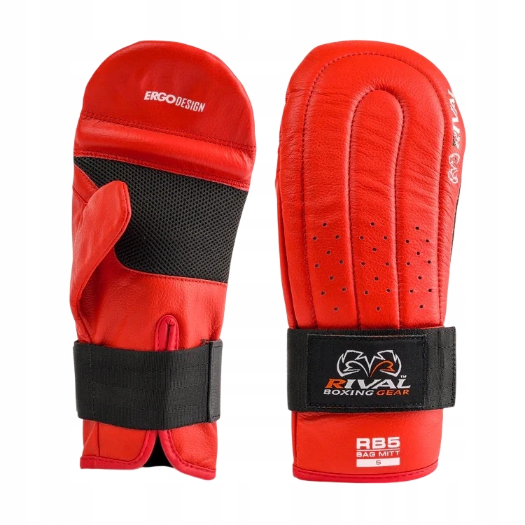 rękawice bokserskie rival rb5 bag mitts XL Czerwony