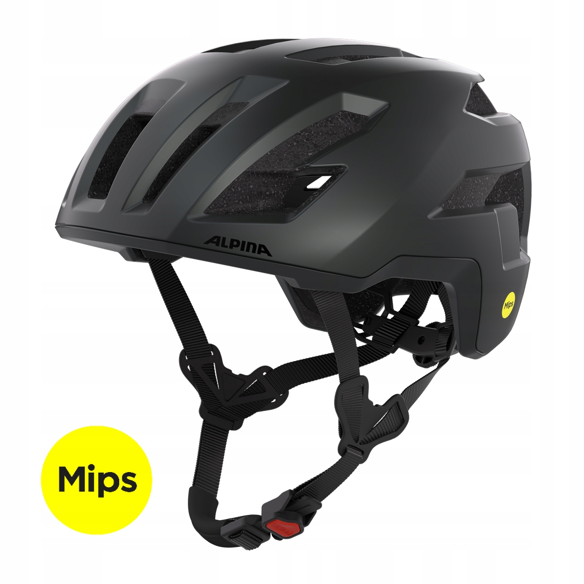 Kask Rowerowy Alpina Taunus Gravel Mips Black Matt 59-61 (Fokus Line)