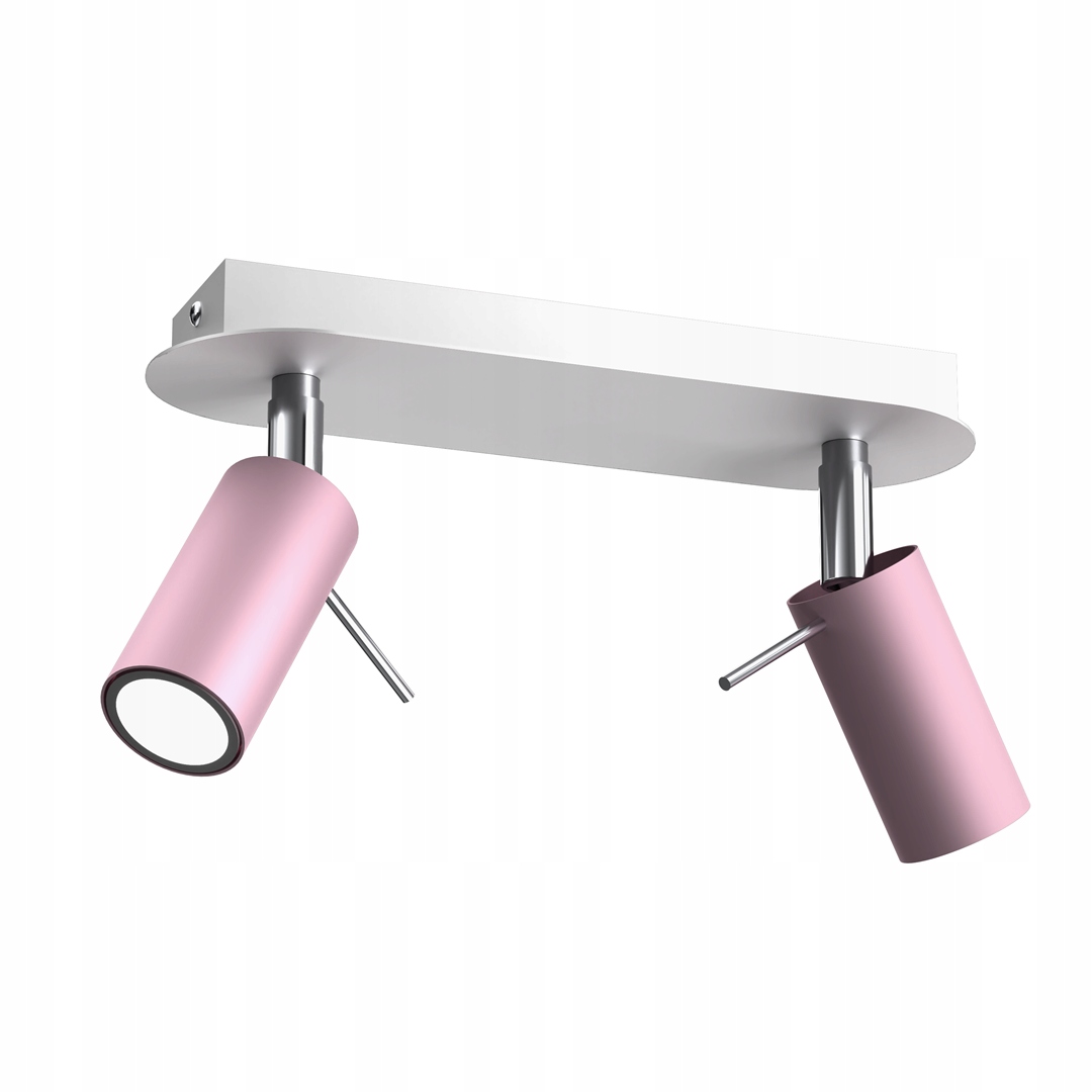 Stropní svítidlo Preston Pink/white 2x mini GU10