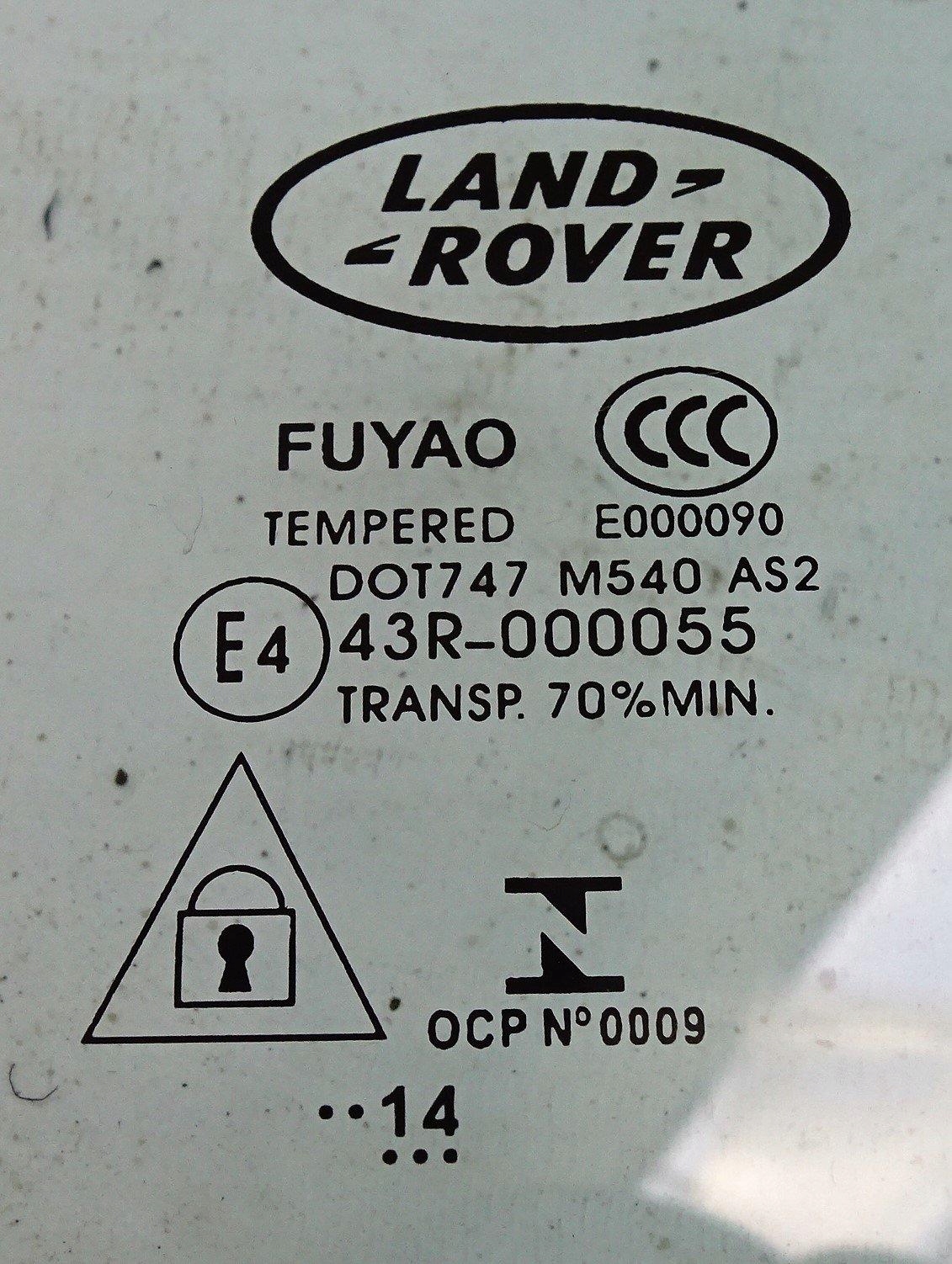 ЗАДНЕЕ СТЕКЛО ЛЕВОЕ DISCOVERY SPORT 2014 2015 2016