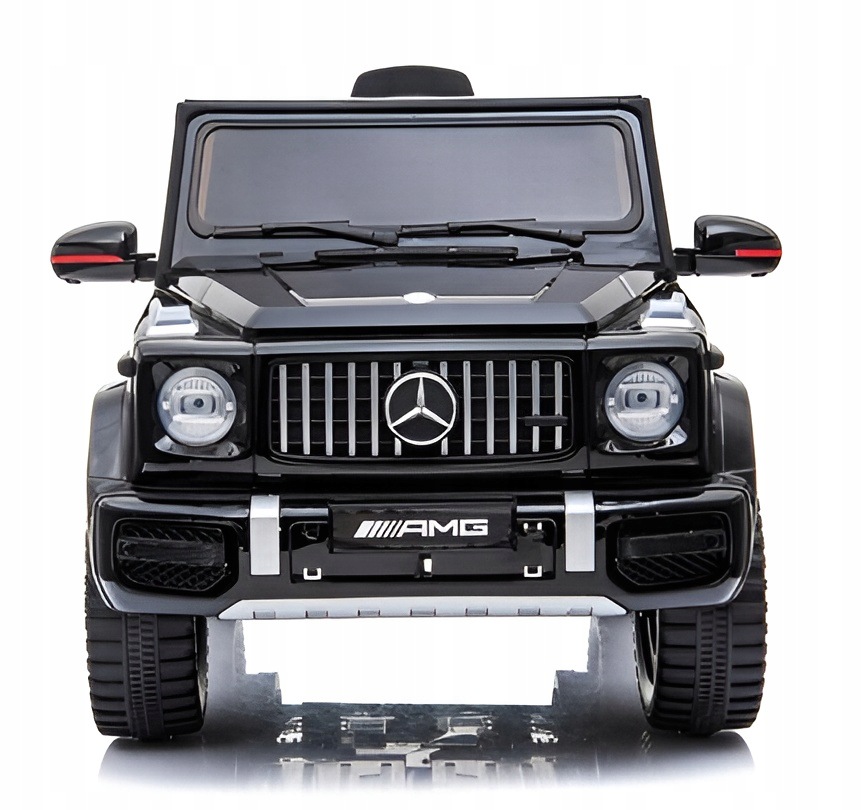 Auto na akumulator Mercedes AMG G63 dziecko pilot skóra samochód EVA czarny