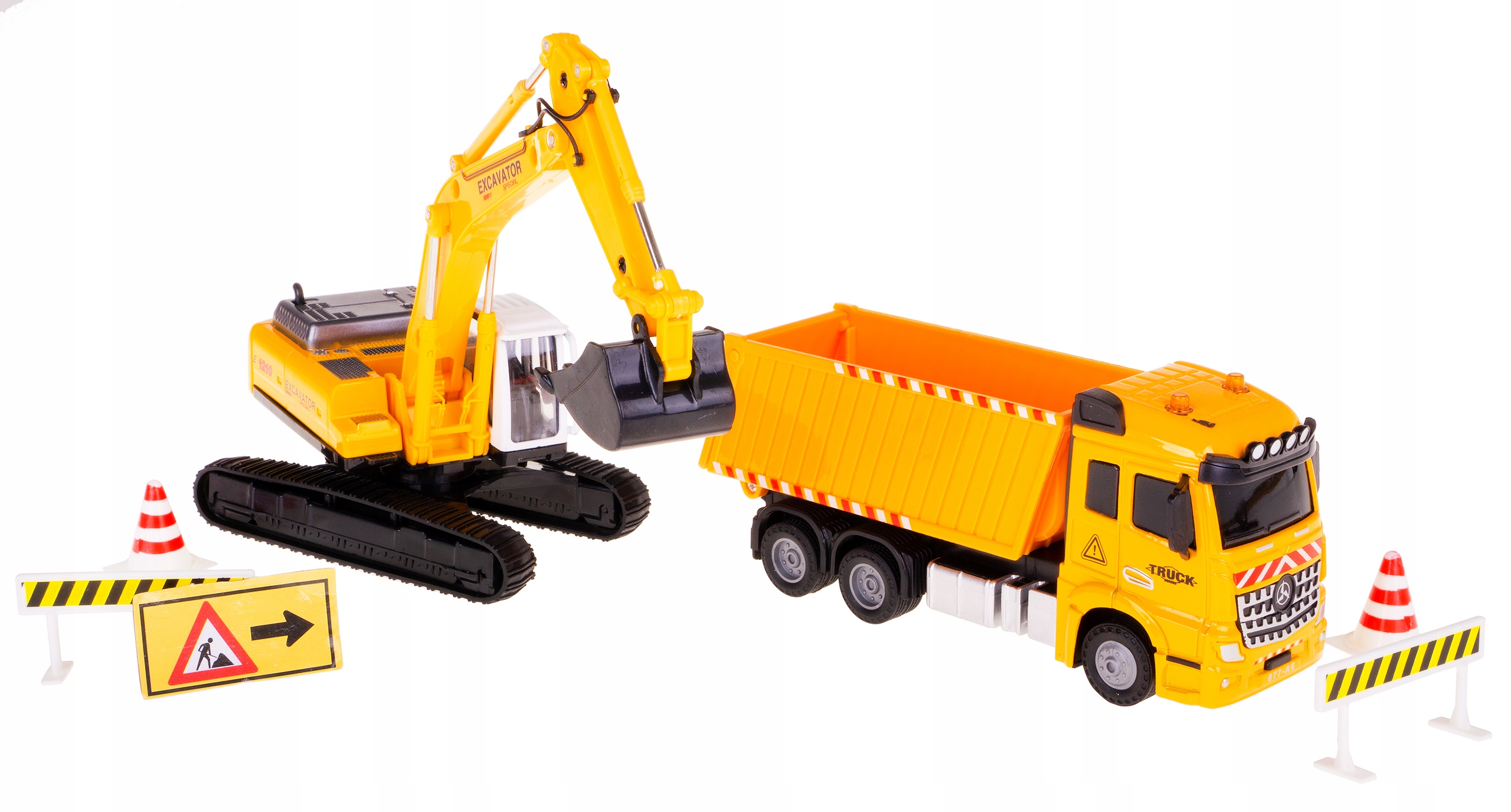 WYWROTKA ŚWIAŁTO DŹWIĘK+ KOPARKA + AKCESORIA