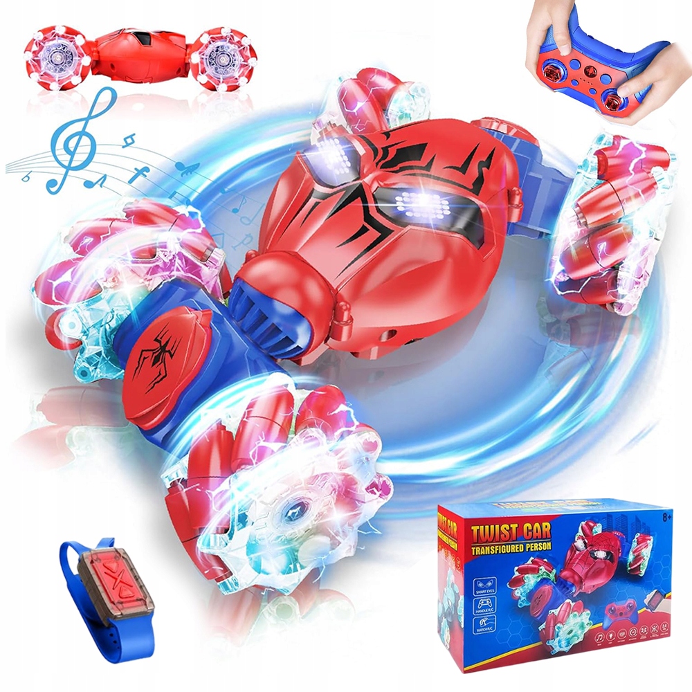 Auto Na Dálkové Ovládání Auto Rc Dálkové Ovládání Led Světla Kaskadérské Auto 4WD Rc 2.4G