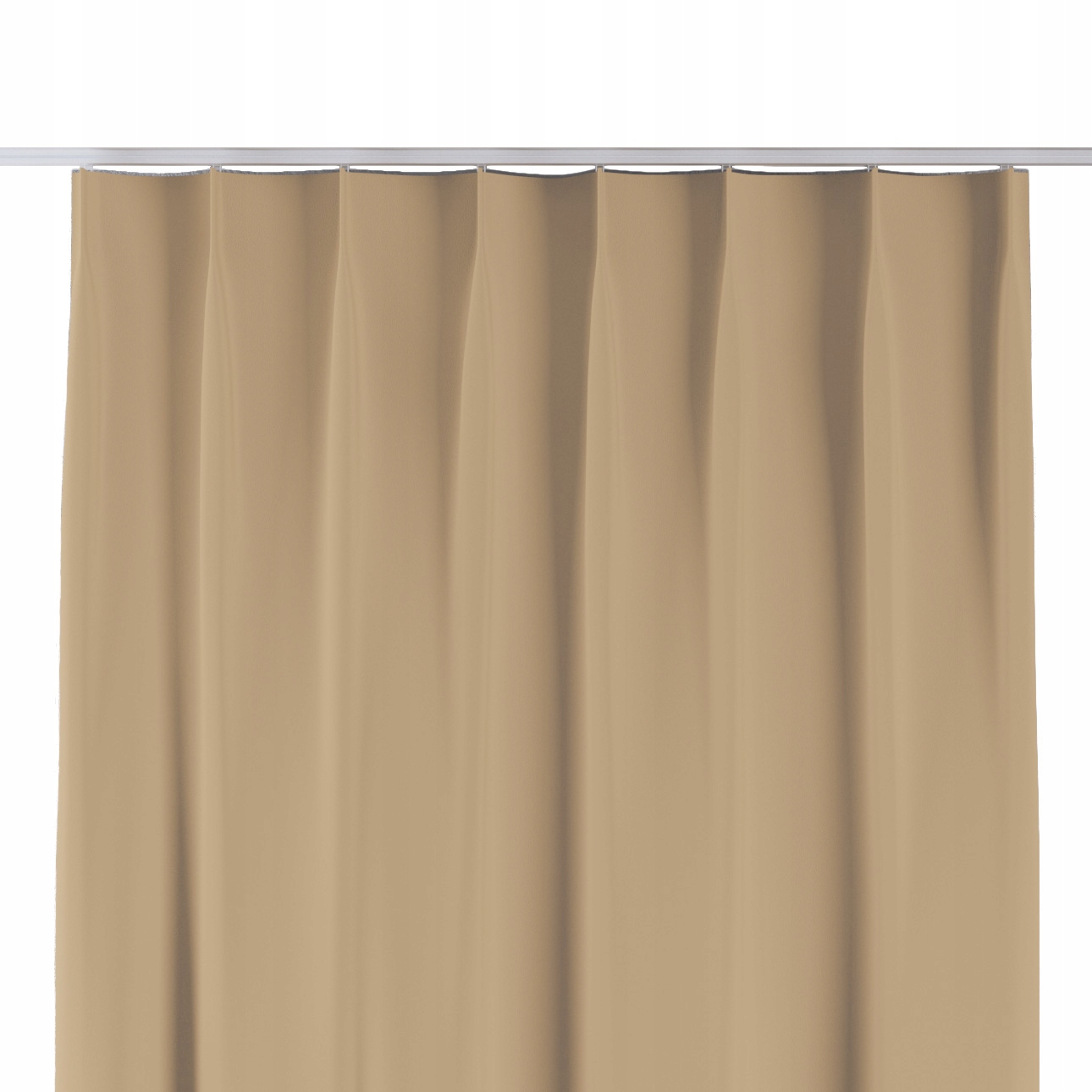 Dekoria Závěs na jednoduchých flex hácích 130 x 260 cm, odstíny žluté