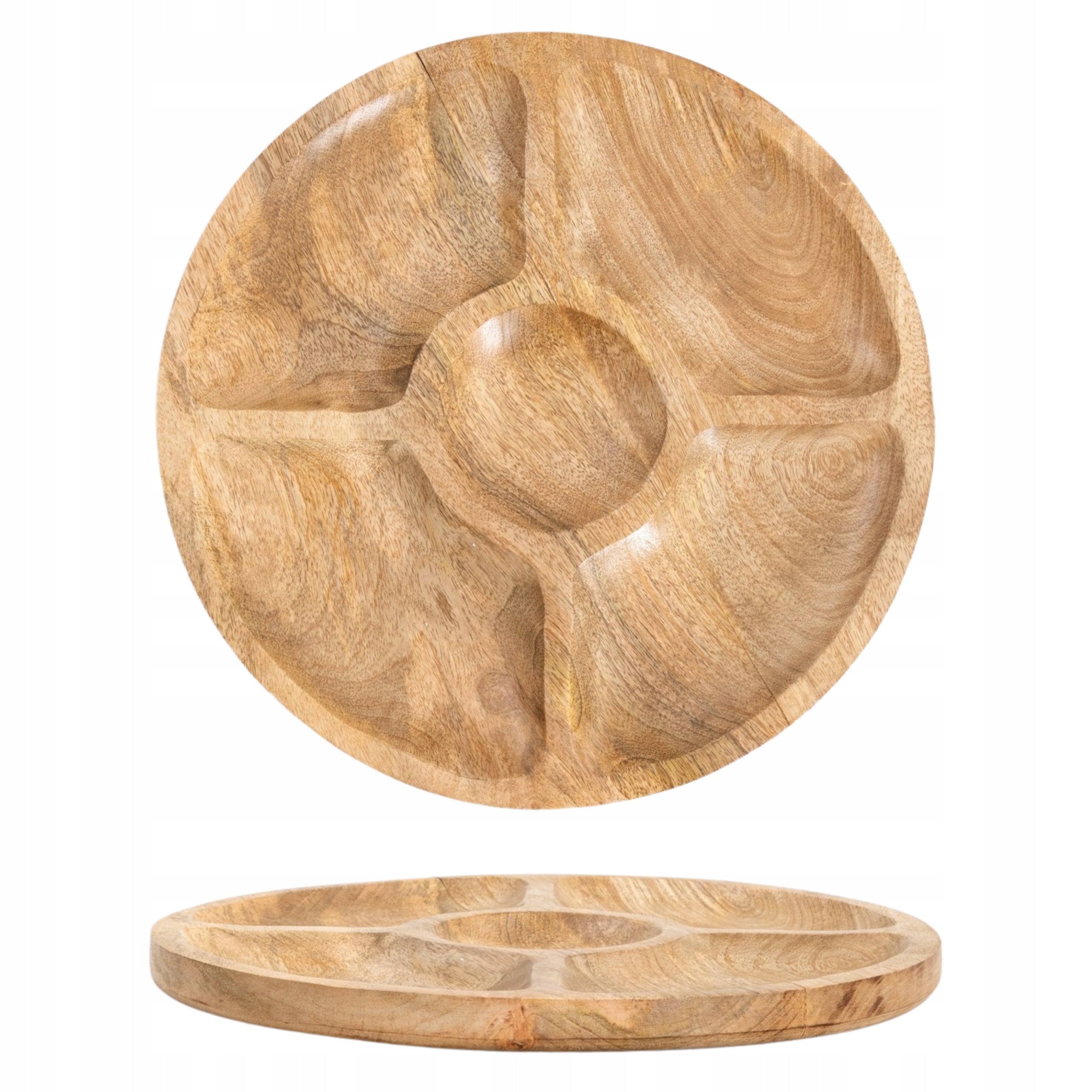 Servírovací mísa Indica Mango kulatý na občerstvení 35 cm Homla