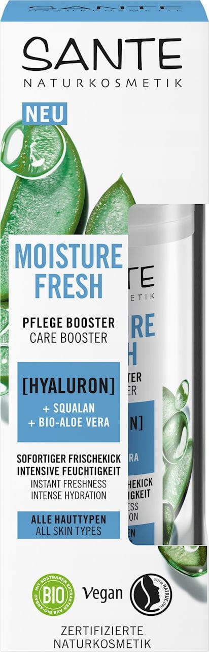 Hydratační pleťový booster s kyselinou hyaluronovou, skvalanem a aloe