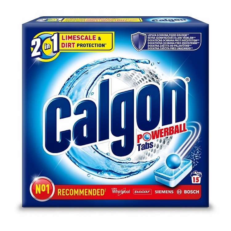 

Calgon tabletki czyścik odkamieniacz pralki 15szt