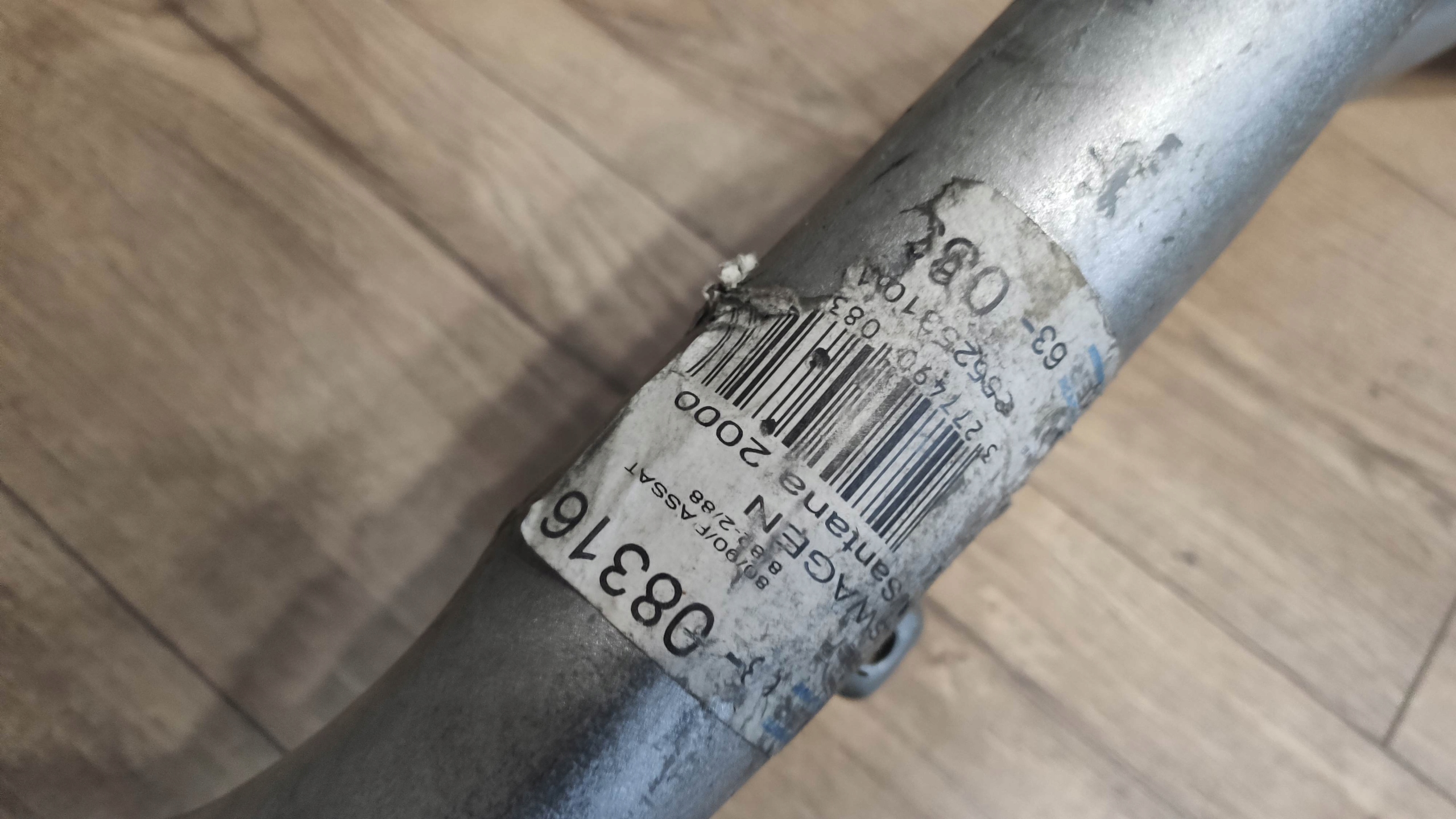 08316 - ГЛУШИТЕЛЬ ВЫХЛОПНОЙ ТРУБЫ AUDI COUPE 2.1 2.2 GT 80-88