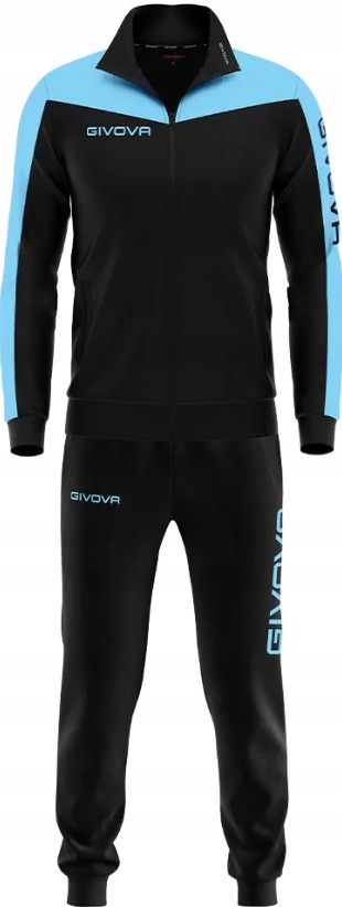 Pánská teplákovka souprava Givova , kalhoty a mikina TR036 černá